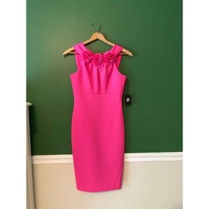 Jw Jason WU, Rosette halter scuba dress.